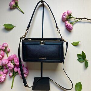 KARL LAGERFELD PARIS Ivette Leather Shoulder Bag